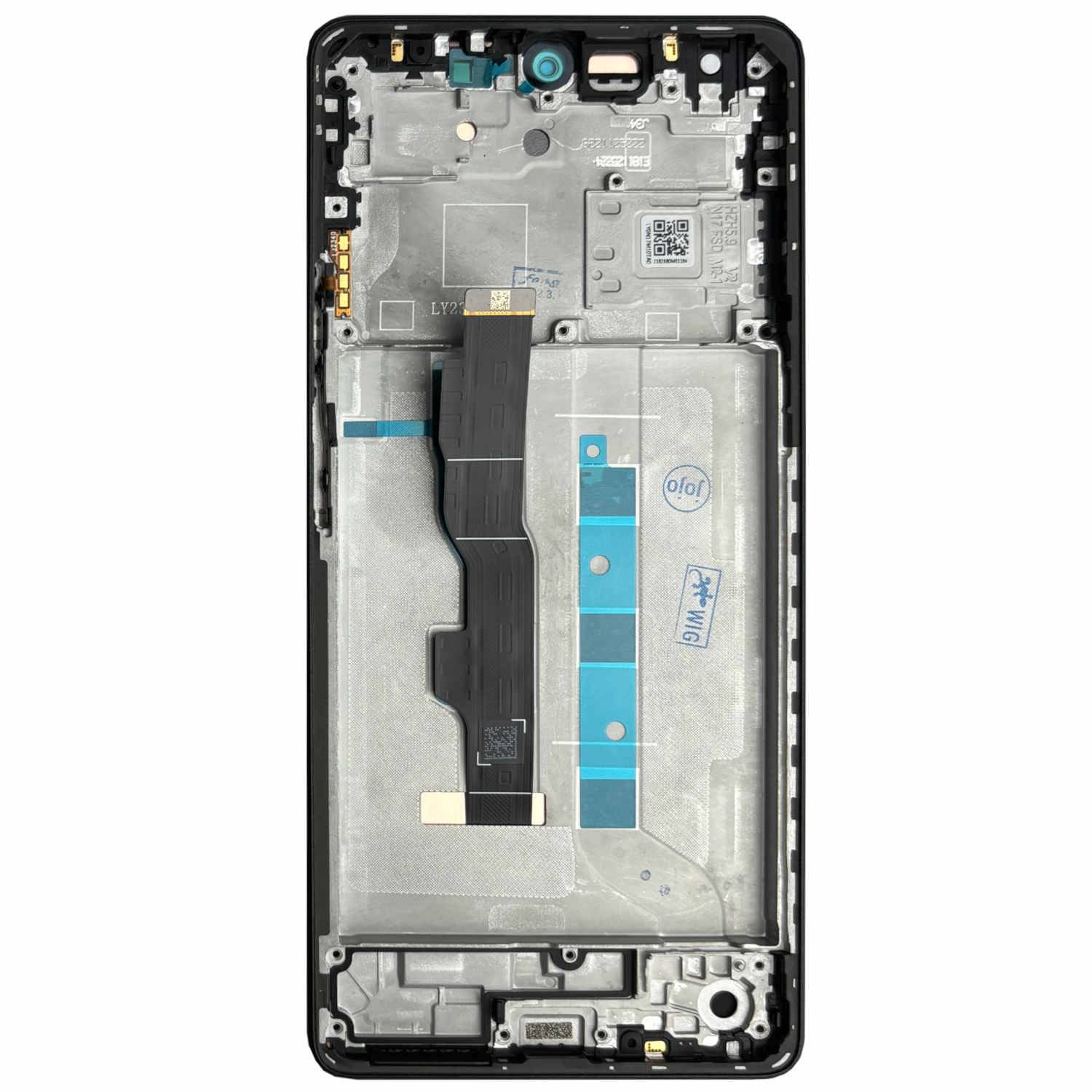 Für Xiaomi Redmi Note 13 5G Display Full LCD mit Rahmen Einheit Touch Ersatzteil Reparatur Schwarz