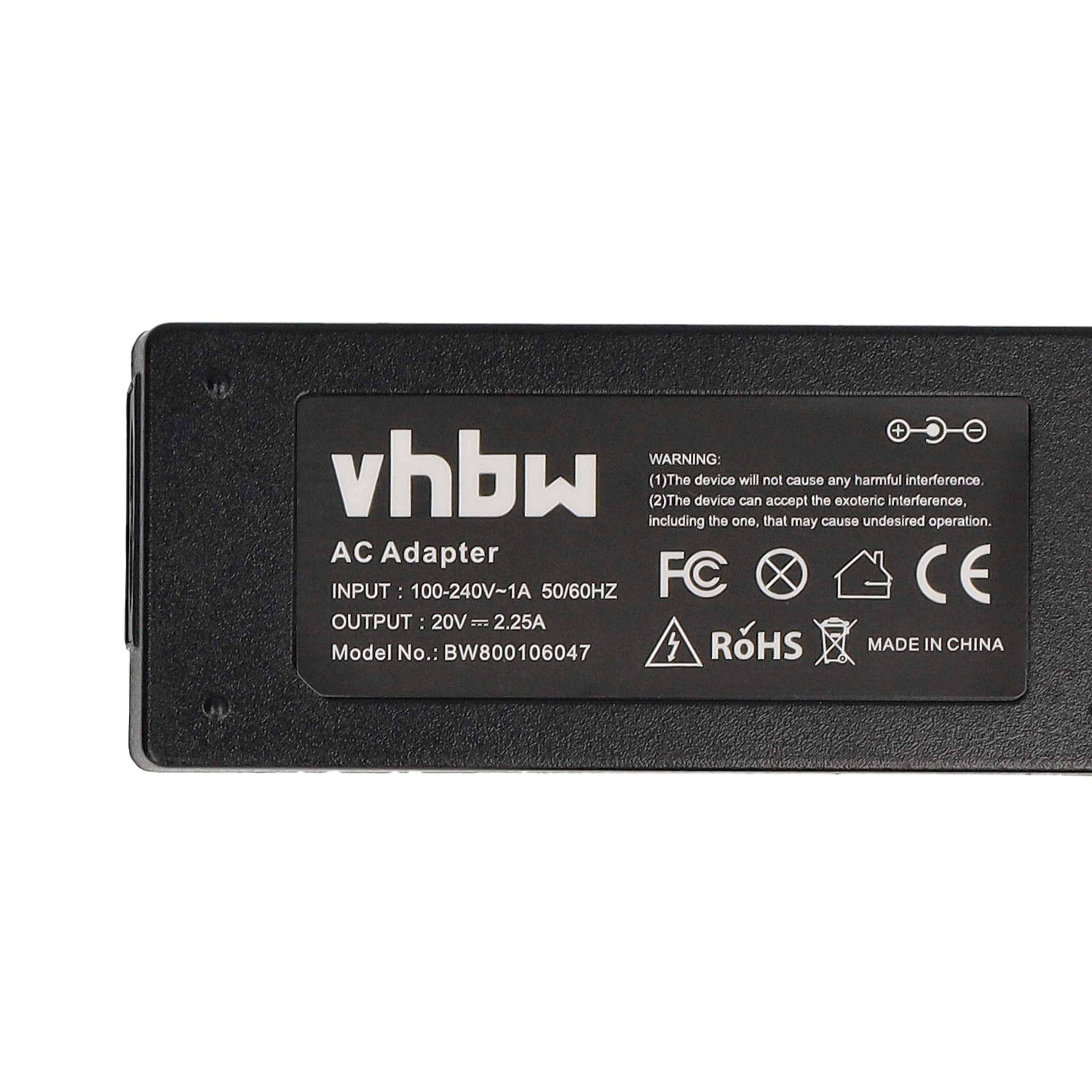 vhbw Netzteil Ladegerät kompatibel mit Lenovo ThinkPad X1 Carbon, X240, X240s, Yoga 11E, Yoga FHD IPS, Yoga HD, Z50-70 Notebook, Laptop