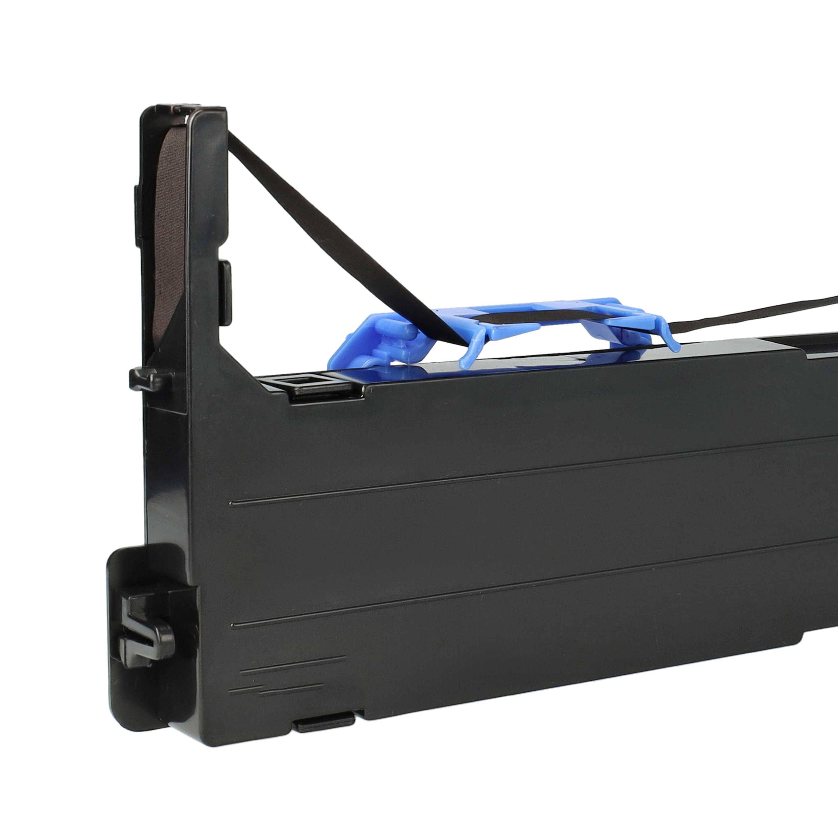 vhbw 10x Farbband Schriftband Ersatz für Tally 099007 für Nadeldrucker, Bondrucker - Schwarz