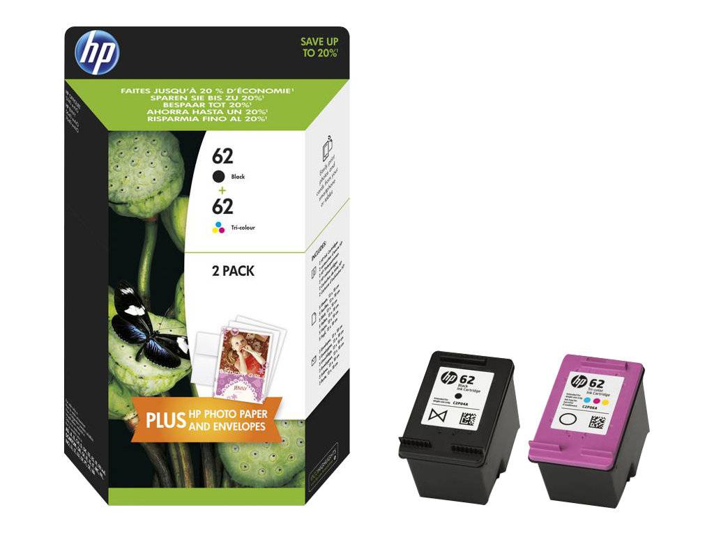 Ink HP 62 N9J71AE bk/c/m/y