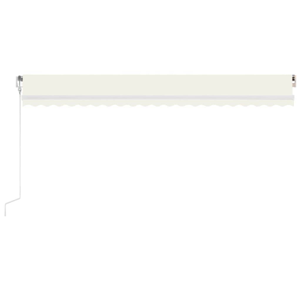 vidaXL Markise Automatisch Einziehbar 500x350 cm Creme