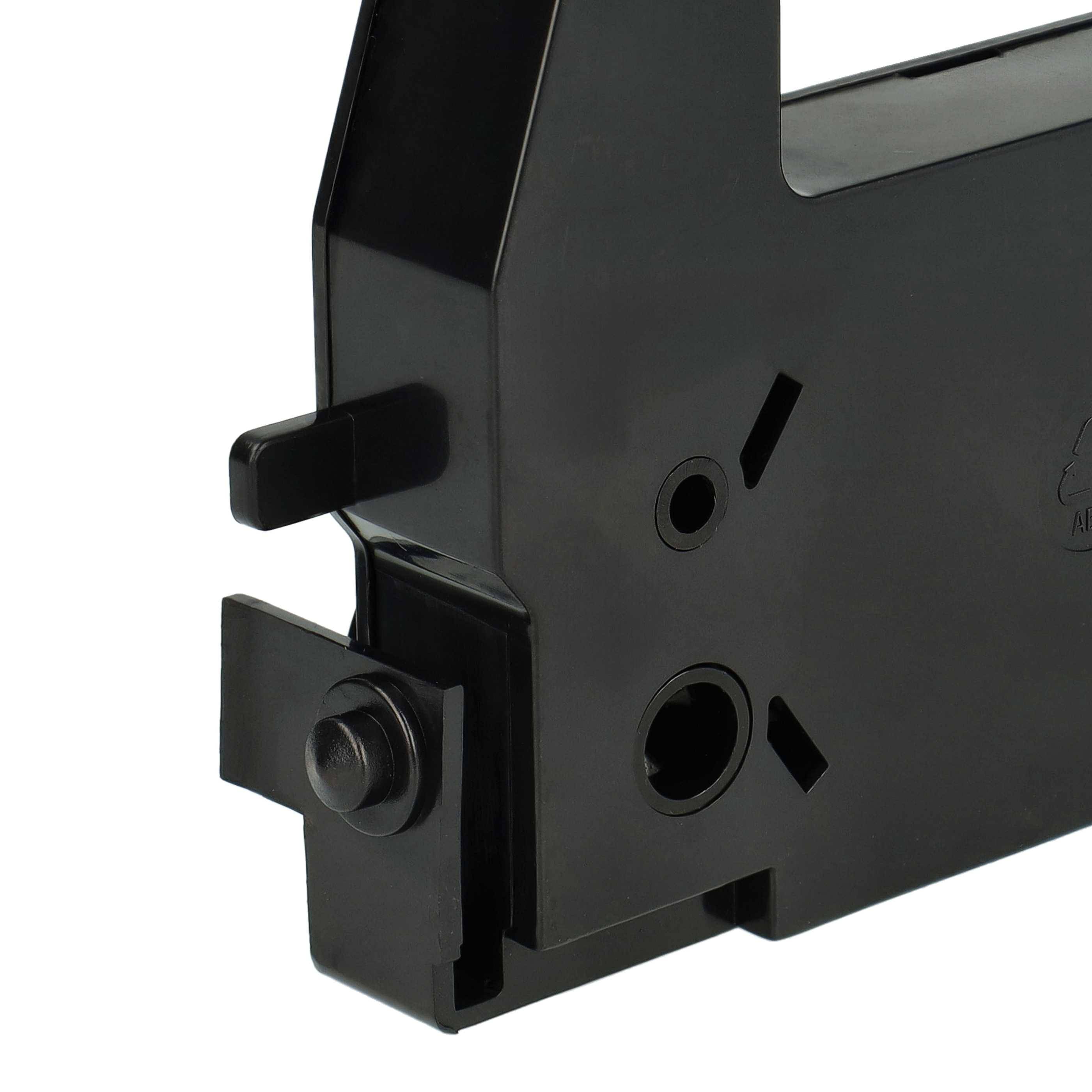 vhbw 10x Farbband Schriftband kompatibel mit Fujitsu FMPR-5010, DPK9600E, FMPR-3000G Nadeldrucker, Bondrucker - Schwarz