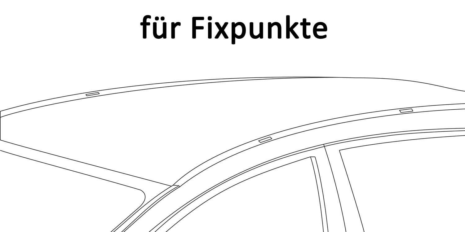 Dachbox VDPMAA580 580Ltr abschließbar schwarz + Stahl Dachträger Aurilis VDP kompatibel mit für BMW Serie 3 (E46) (4Türer) 1998-2005