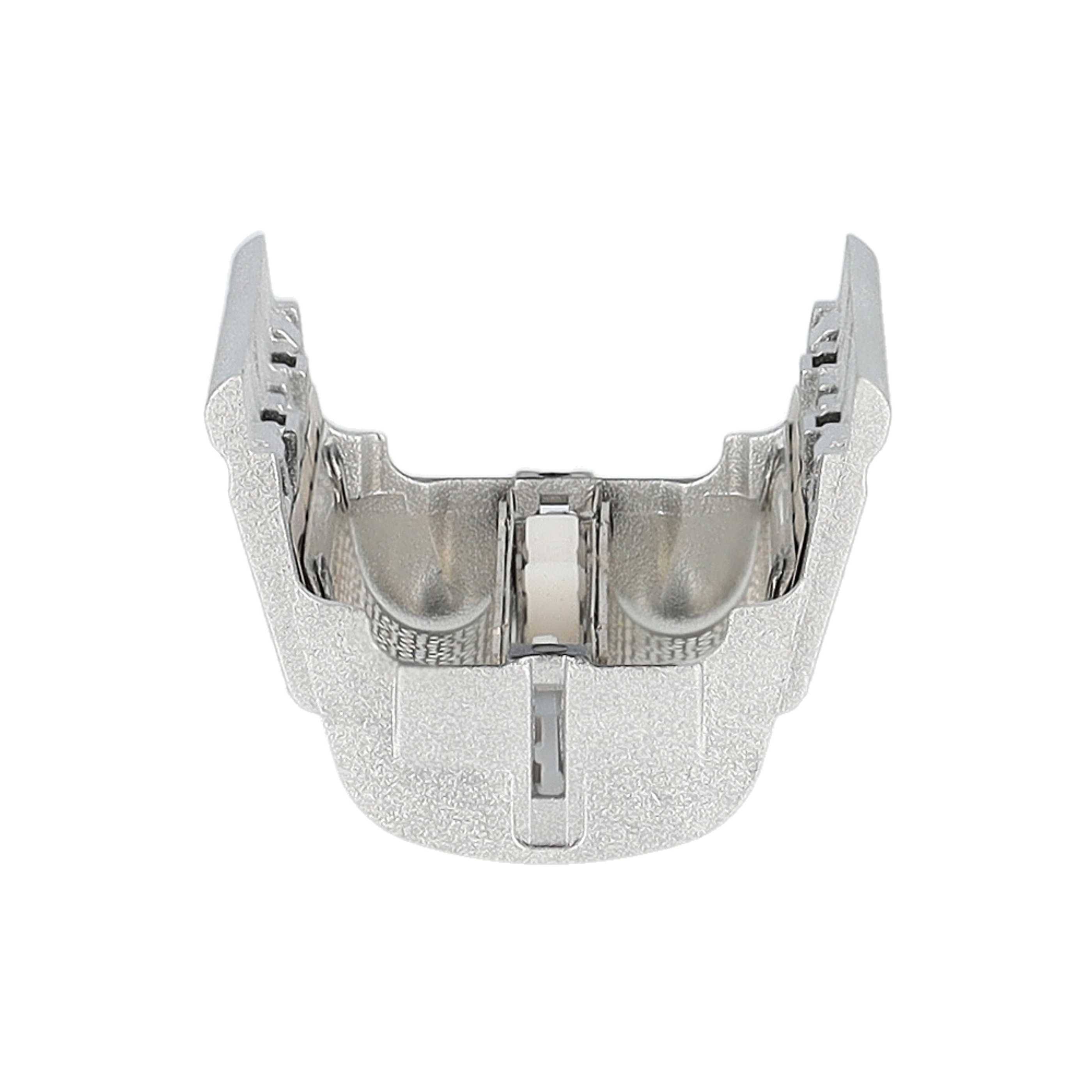 vhbw 2x Doppelscherfolie kompatibel mit Braun Flex Integral 5315, 5412, 5414, 5316, 5410, 5416, 5415 Elektrorasierer + Rahmen, silber