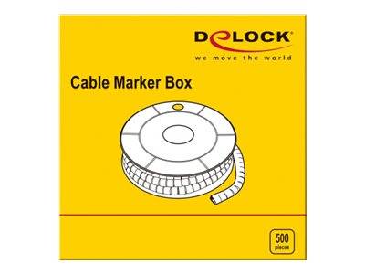DeLOCK Cable Marker Box, No. 8 - Leitungs- / Kabel-Marker (vorgedruckt)