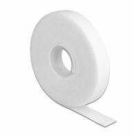 DeLOCK Velcro - Kabelbinderrolle - 3 m - weiß