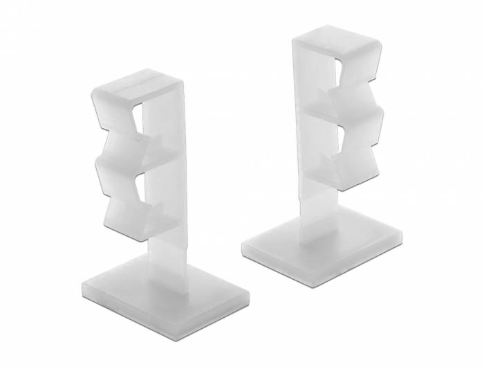 DeLOCK - Kabelhalter - Natural (Packung mit 10)