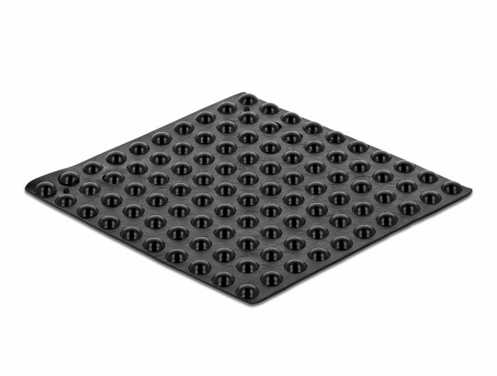 DeLOCK - Gummifüße - Schwarz