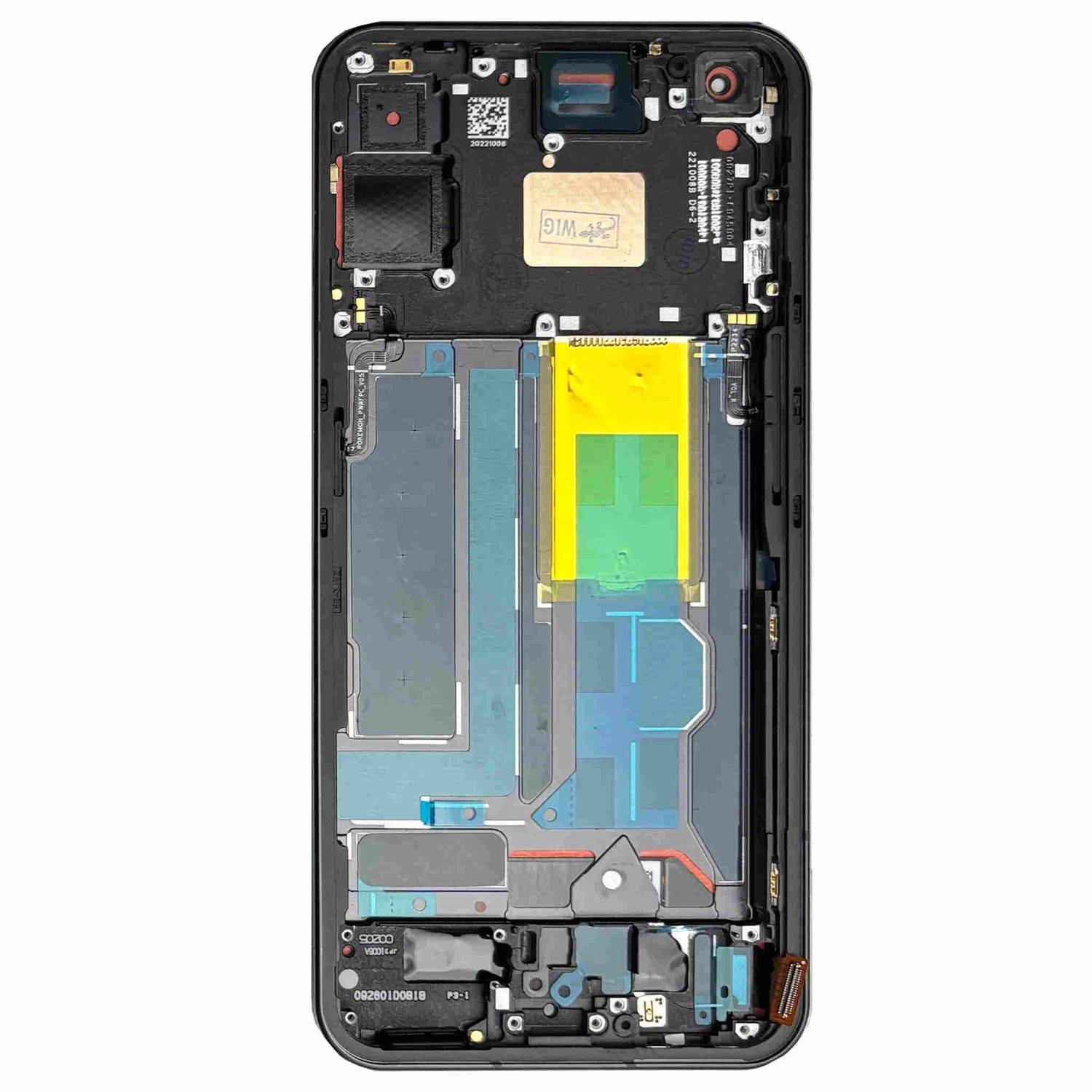 Für Nothing Phone 1 Display Full LCD mit Rahmen Einheit Touch Ersatzteil Reparatur Schwarz