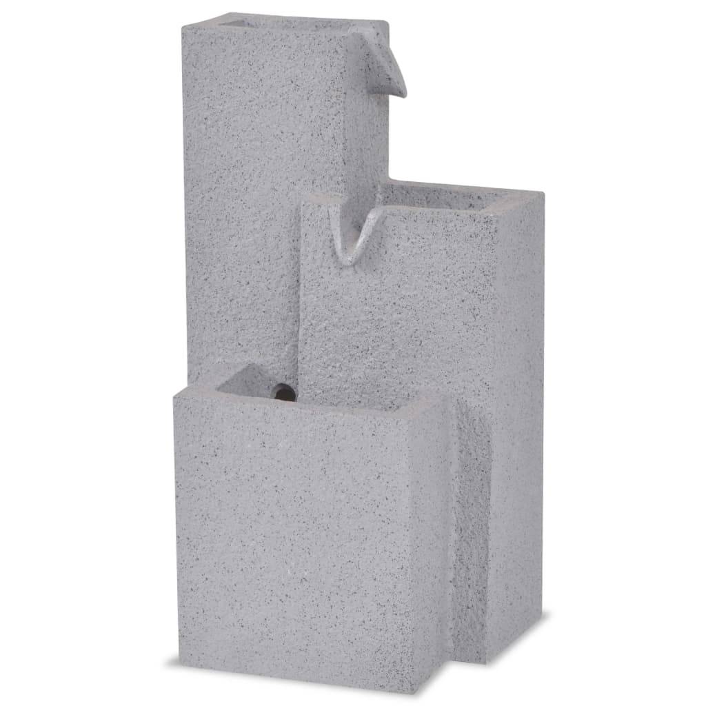 vidaXL Zimmerbrunnen mit LED-Licht Polyresin