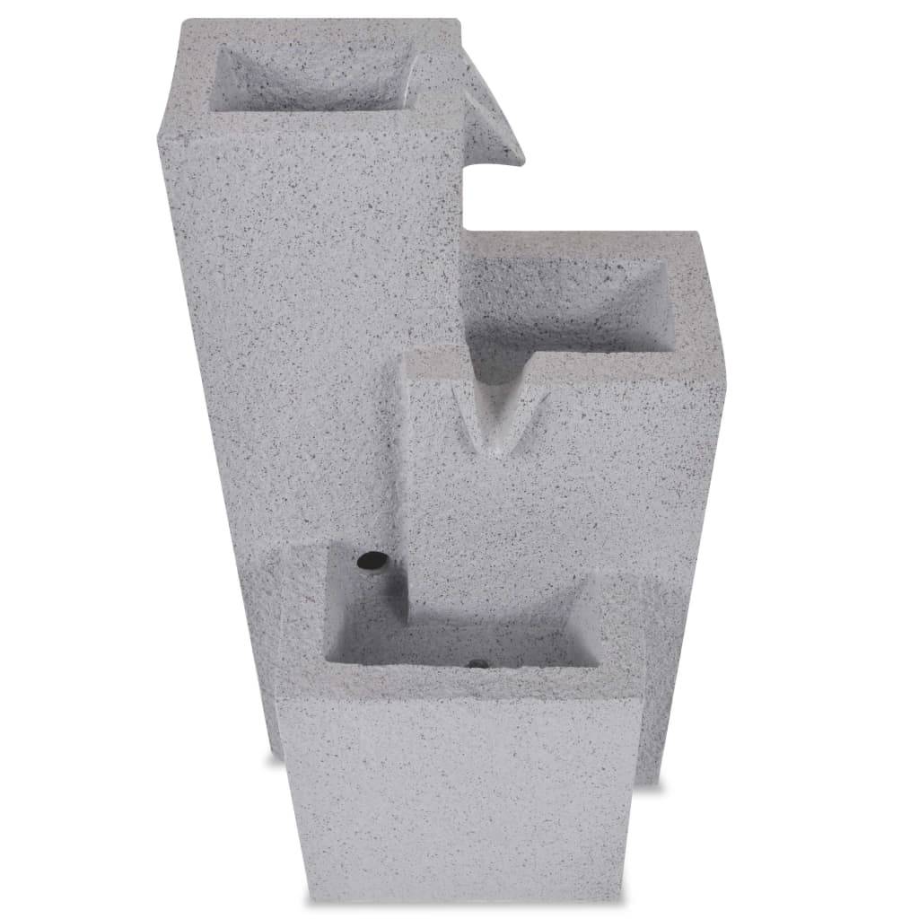 vidaXL Zimmerbrunnen mit LED-Licht Polyresin