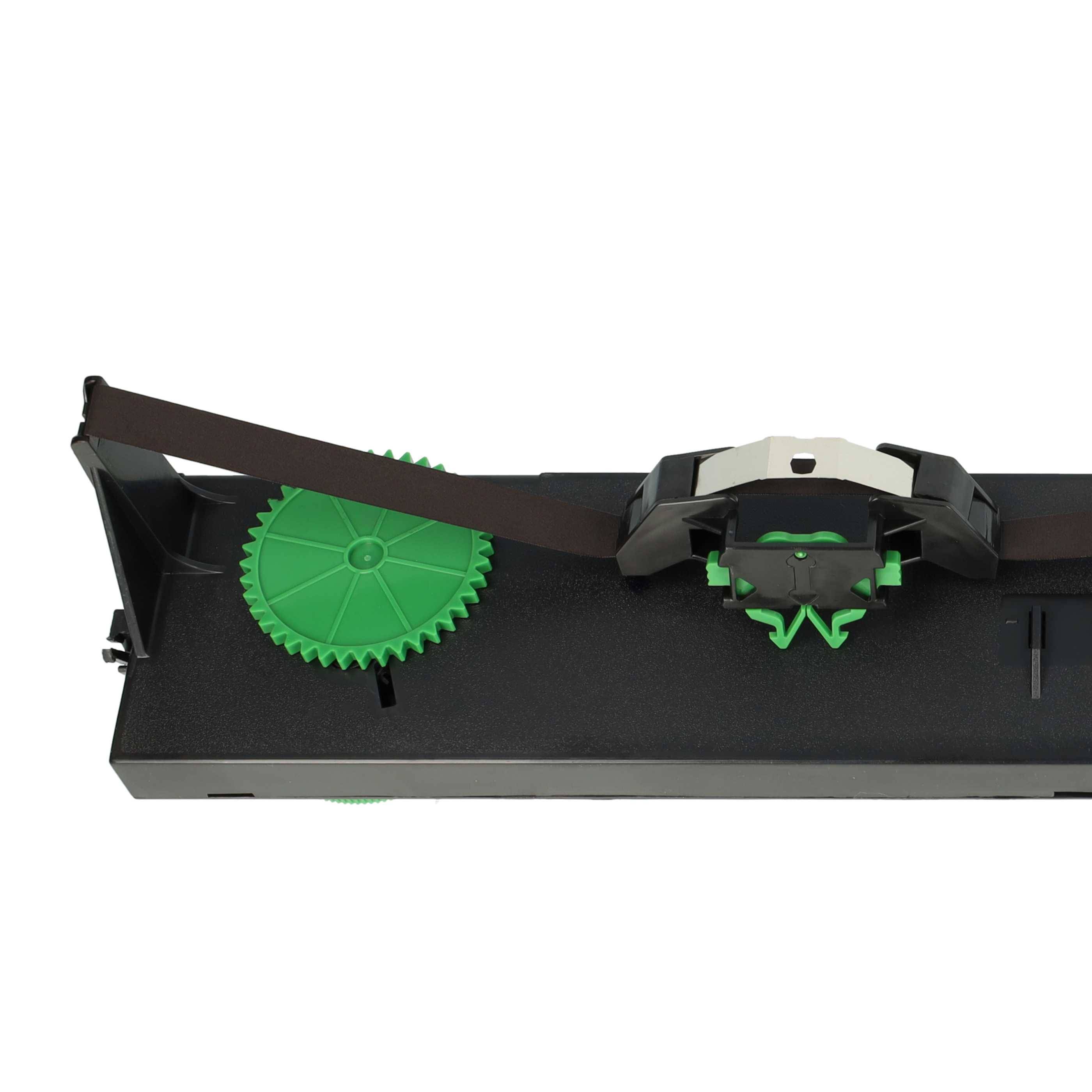 vhbw 5x Farbband Schriftband kompatibel mit Wincor Nixdorf HighPrint 4915+, 4915XE, 4915, 4920 Nadeldrucker, Bondrucker - Schwarz