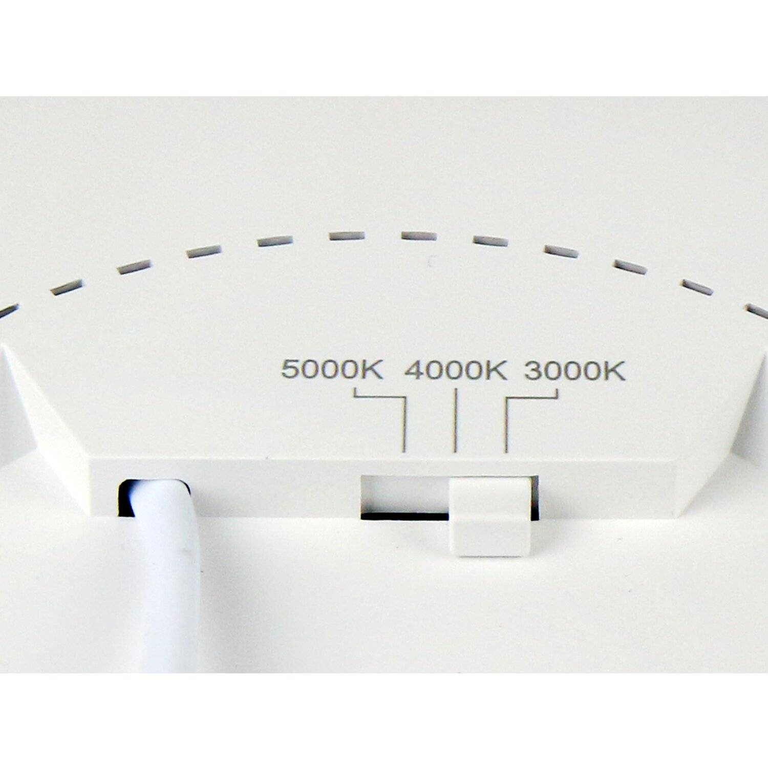 Ein-Aufbaustrahler 12W | Runde, Flimmerfrei, 1080lm | CCT Deckenleuchte einstellbare Farben 3000-5000 K |6er Set