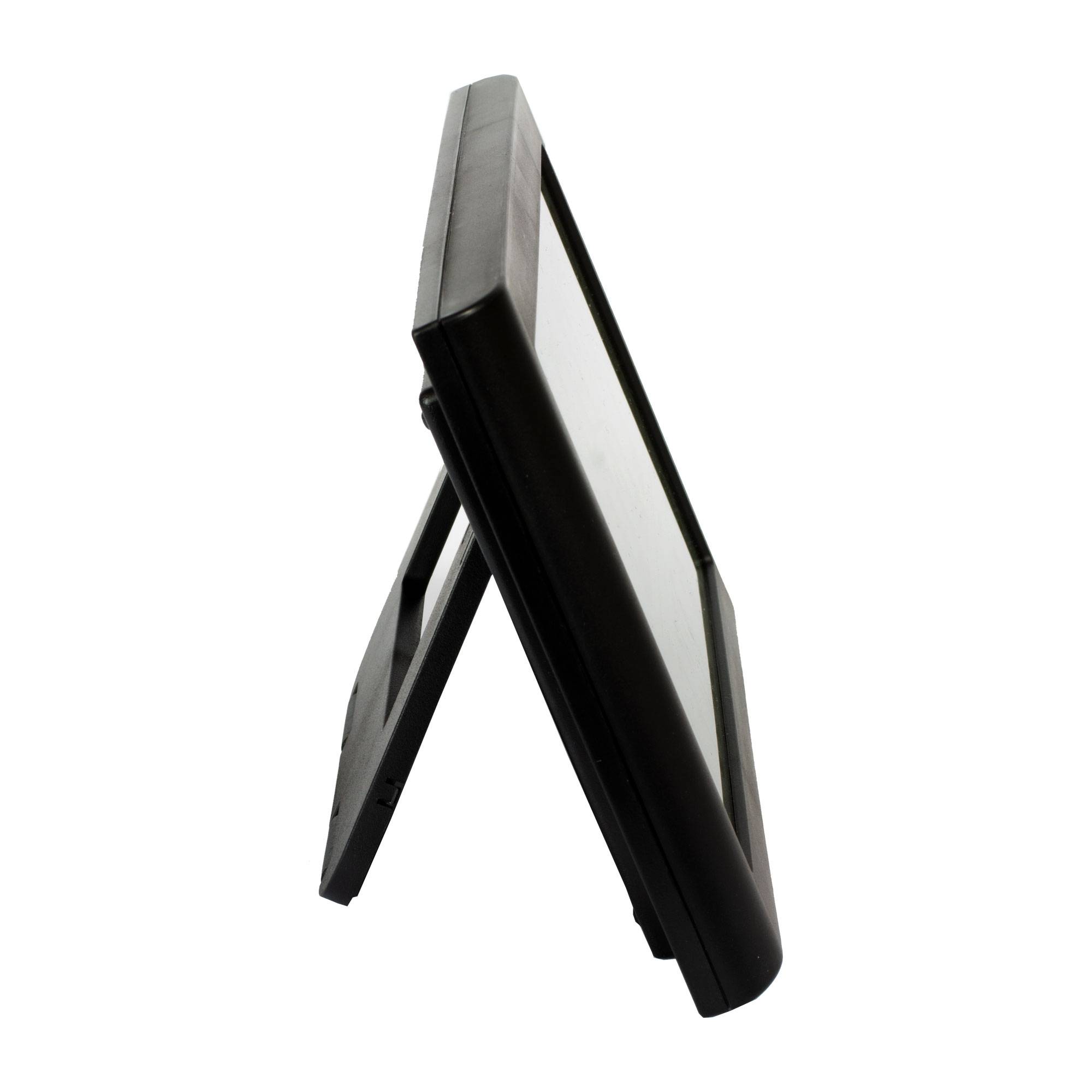 Digitale LCD Tischfunkuhr mit Datumsanzeige + Temperaturanzeige Geräuschlos Digitale Funkuhr mit Datumsanzeige Digital Schwarz 2x AA-Batterie