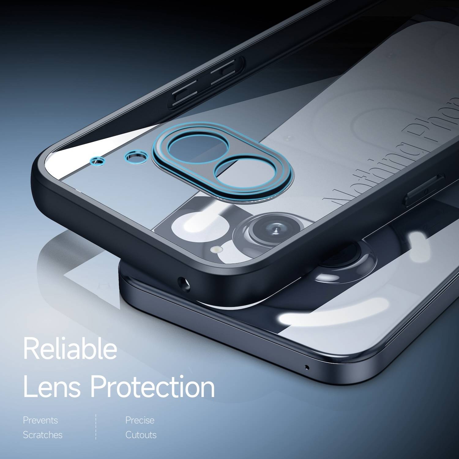 Für Nothing Phone 2a / Plus Aimo Series TPU / PC Frosted Feel Hülle
