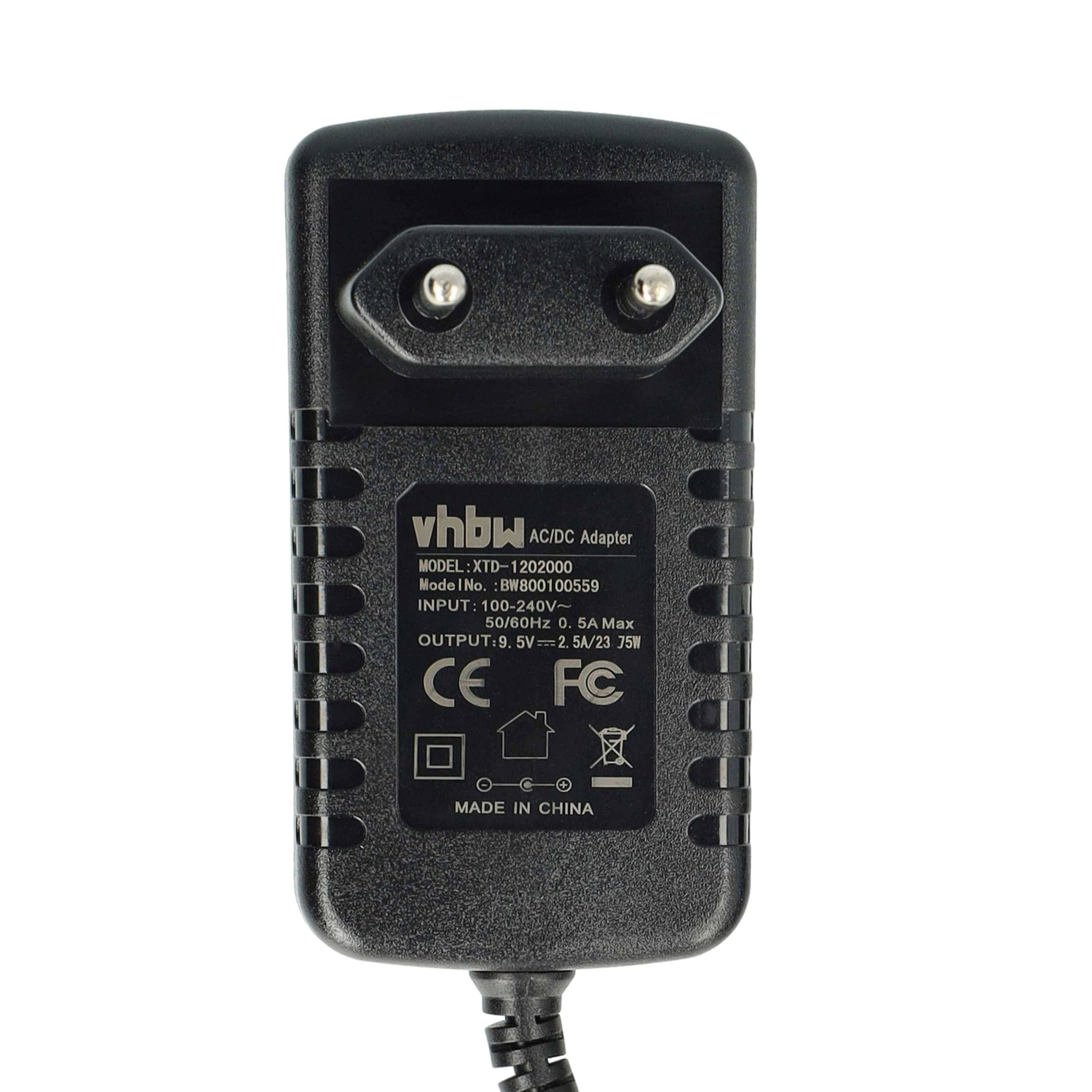 vhbw 1x Netzteil kompatibel mit Asus Eee PC 2G Surf, 4G Surf, 701SD, 701SDX, 701c, 4G, 701, 700, 12G, 2G, 20G Notebook, 24 W