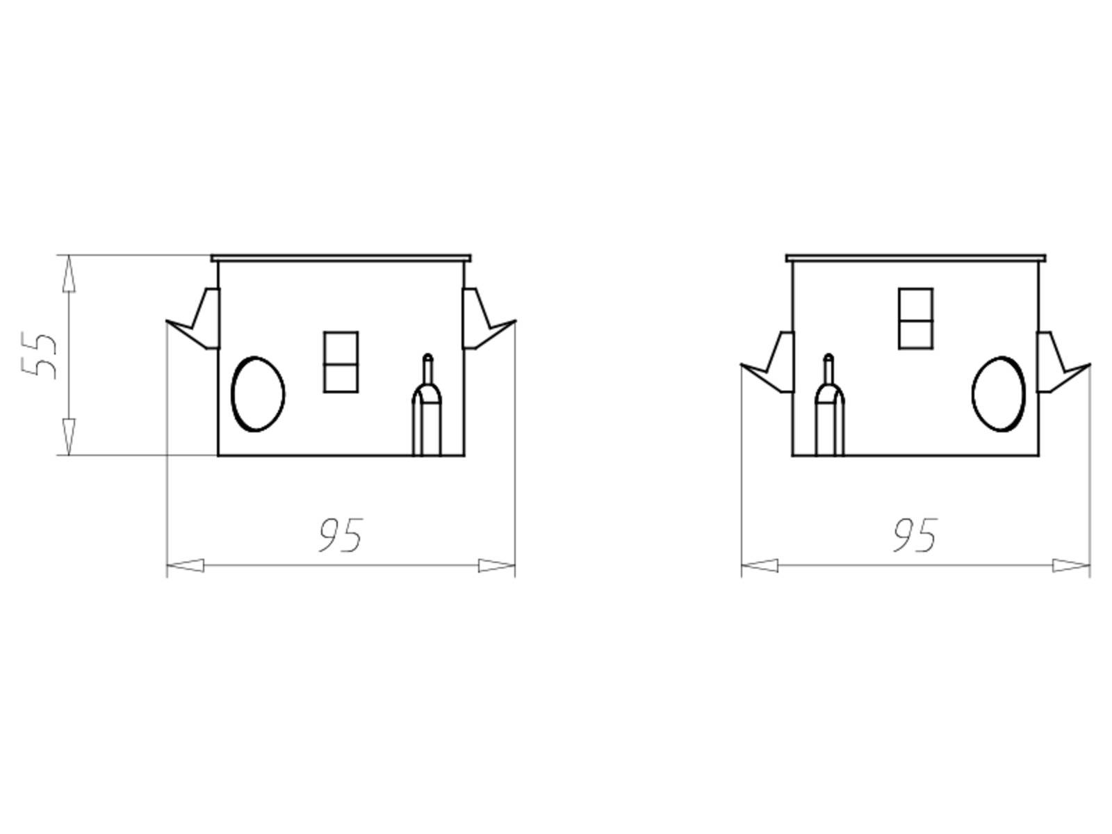 Kaiser Geräte-Verbindungsdose 1159-55