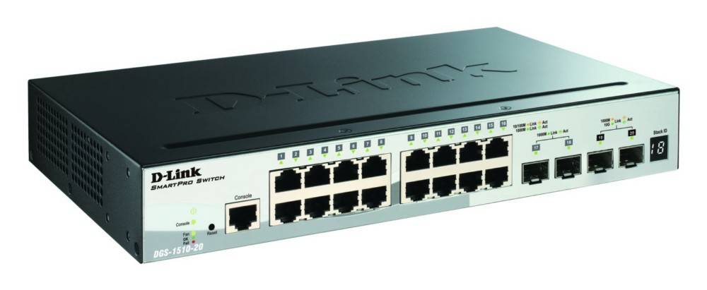 DLink Deutschland 20-Port Gigabit Switch DGS-1510-20/E