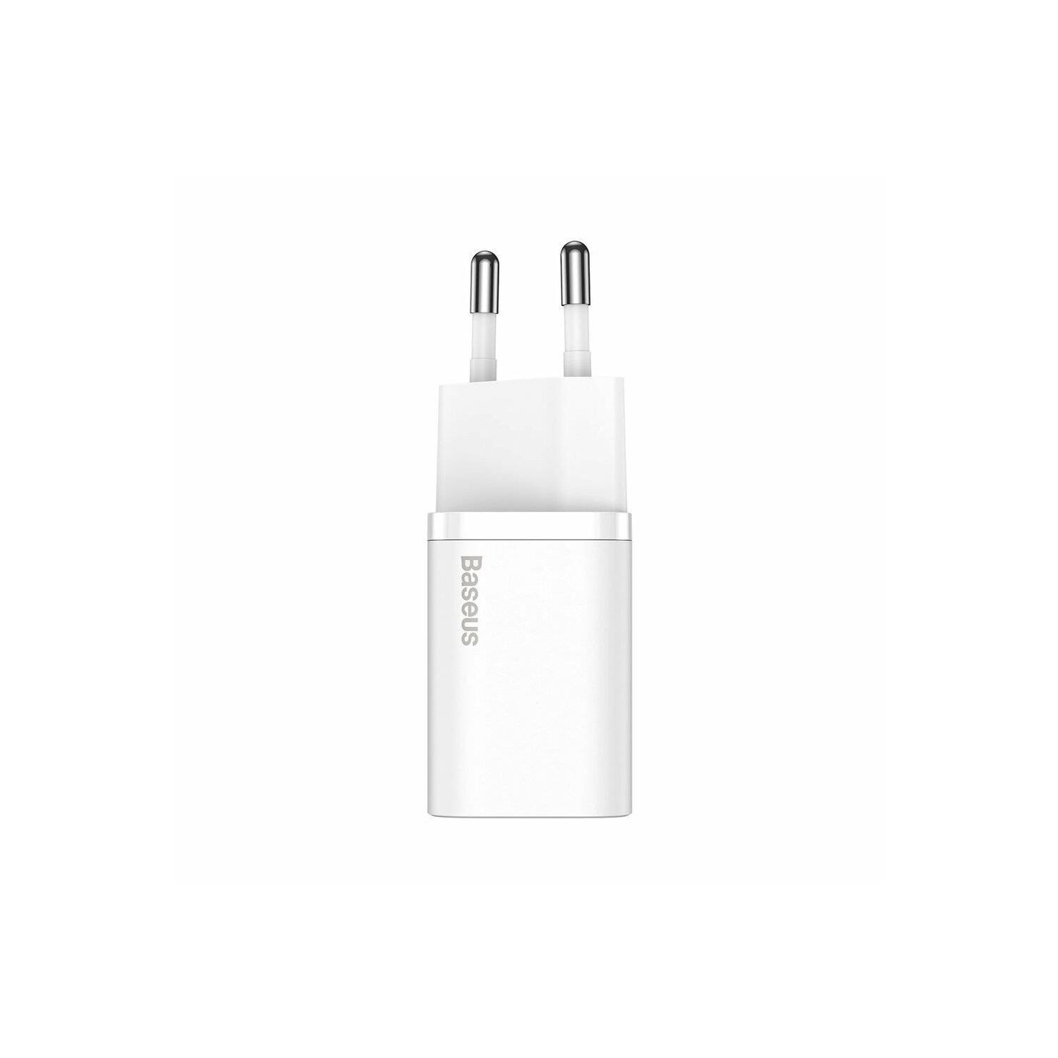 Baseus Super Si 1C schnelles Ladegerät USB Typ C 20 W Power Delivery + kabel USB Typ C - iPhone 1 m weiß