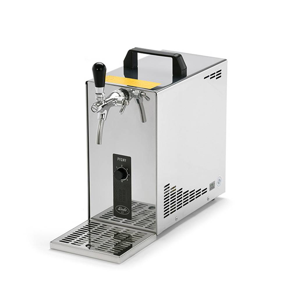 Zapfanlage,Bierkoffer, Durchlaufkühler PYGMY 25 1-leitig Trockenkühler, 35 L/h, Dreikant