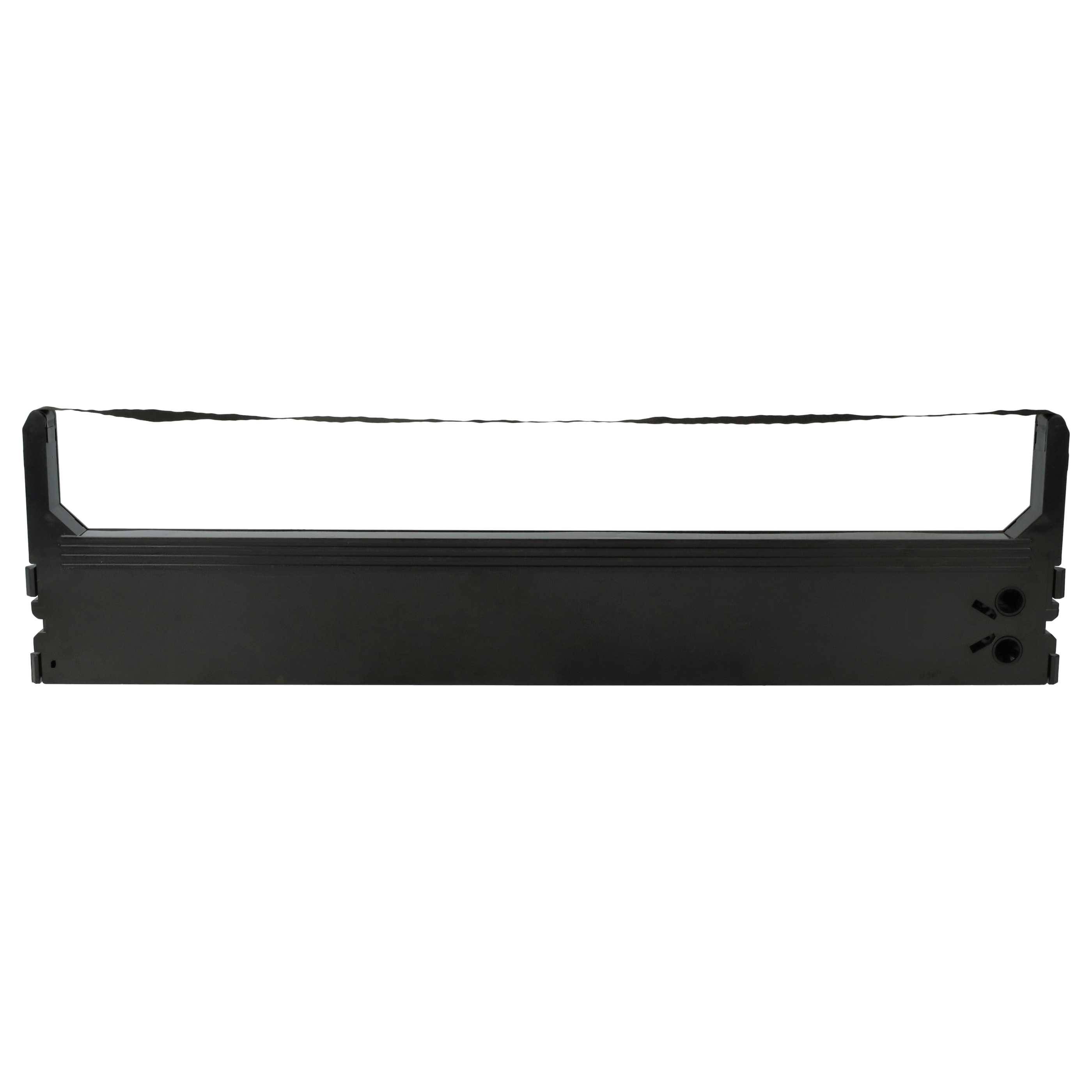 vhbw Farbband Schriftband kompatibel mit Tandy 901 | DMP 901, DMP 240, DMP 250 Nadeldrucker, Bondrucker - Schwarz