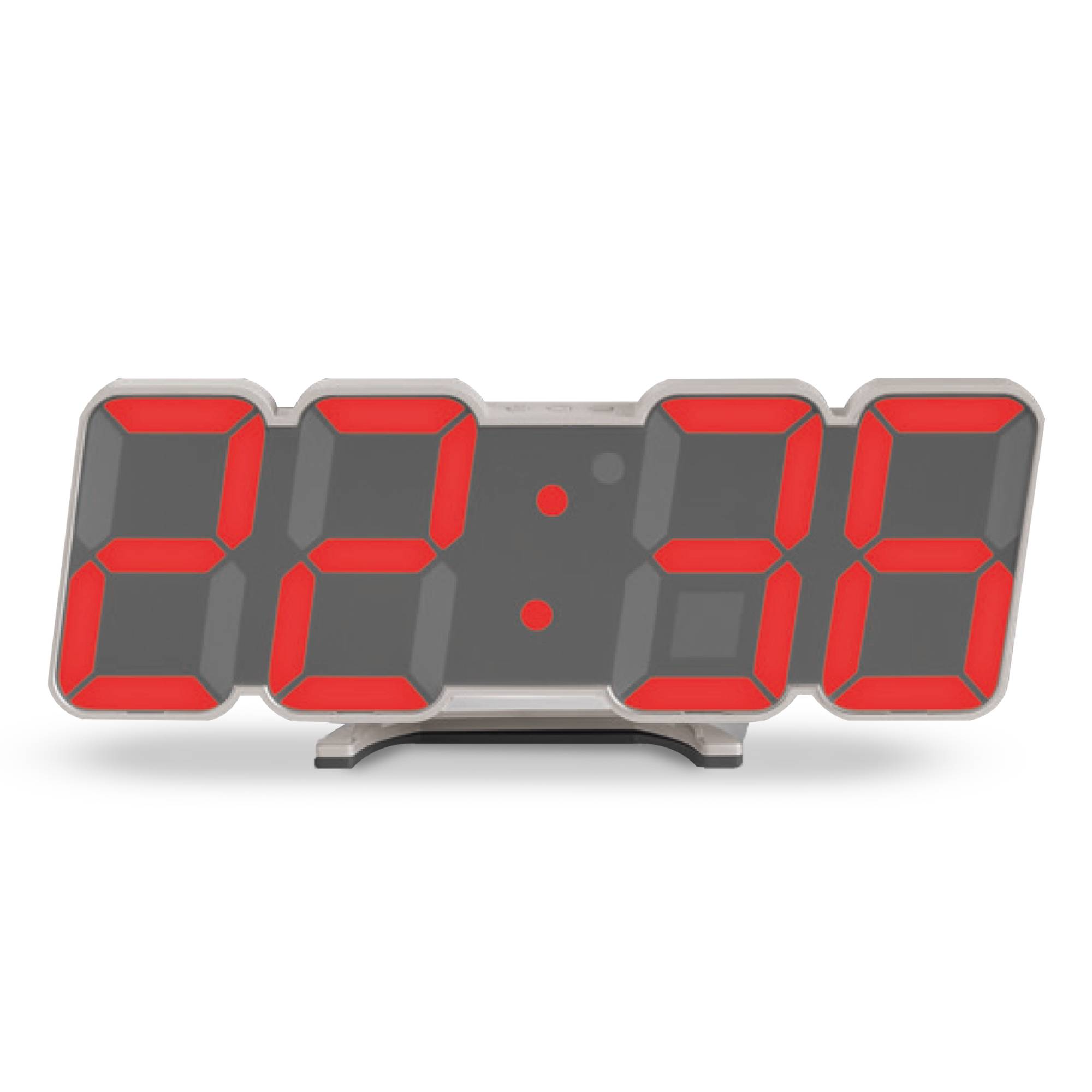 LED-Wand- und Tischuhr mit praktischem Wecker