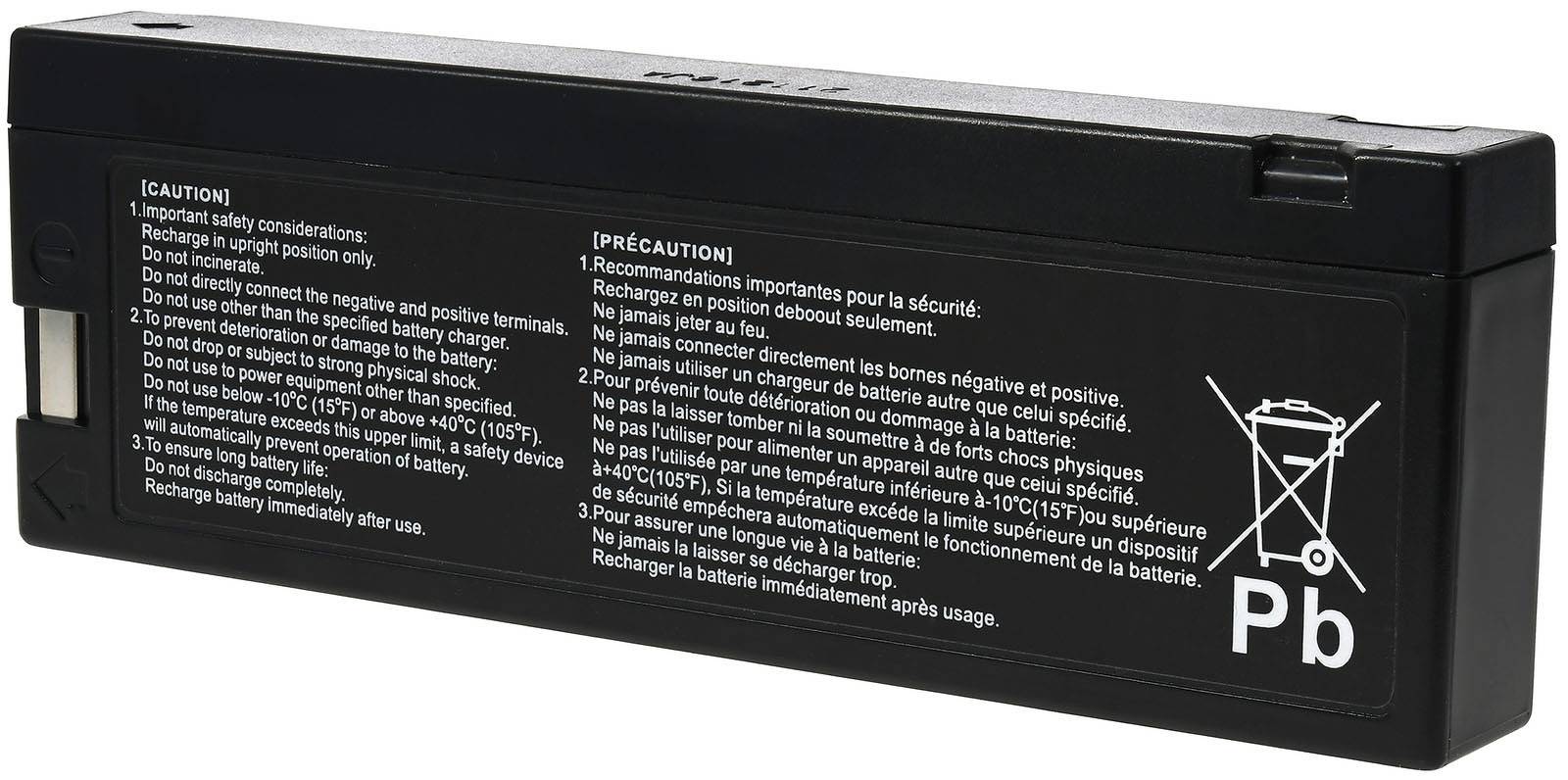 Powery Long Bleiakku WP1223A 12V 2100mAh, 12V, Lead-Acid