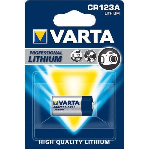VARTA Lithium-Batterie, CR123A, 3V, Photo, 2 Stück
