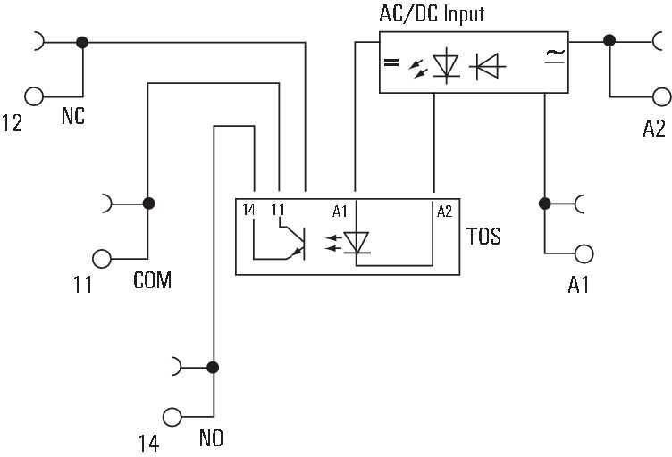 Weidmüller Optokoppler TOS 230VUC 48VDC0,1A
