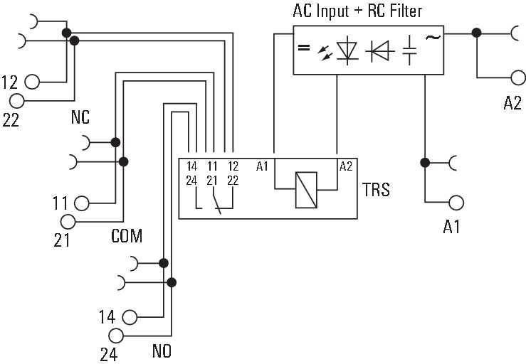 Weidmüller Schaltrelais TRS 230VAC RC 2CO