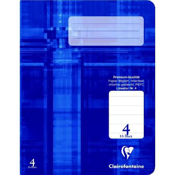 Schulheft A5 Lineatur 4 16 Blatt