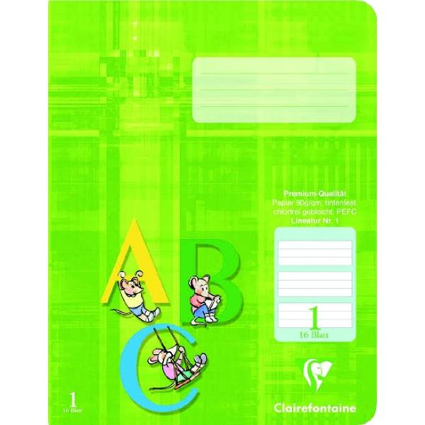 Schulheft A5 Lineatur 1 16 Blatt
