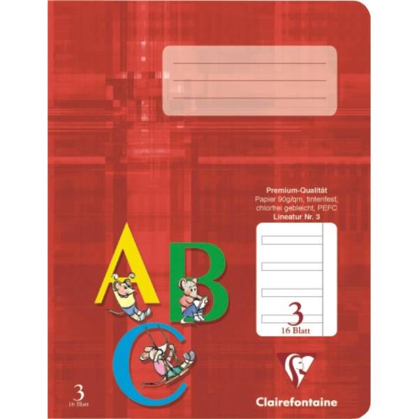 Schulheft A5 Lineatur 3 16 Blatt