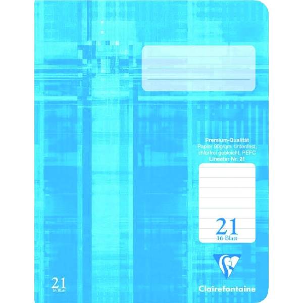 Schulheft A4 Lineatur 21 16 Blatt