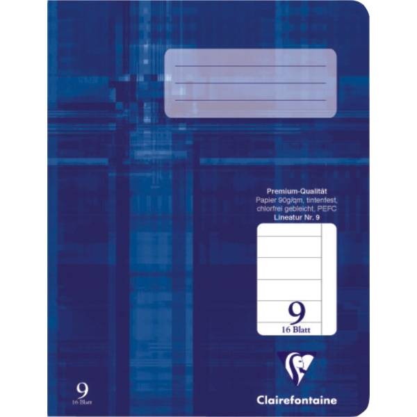 Schulheft A5 Lineatur 9 16 Blatt