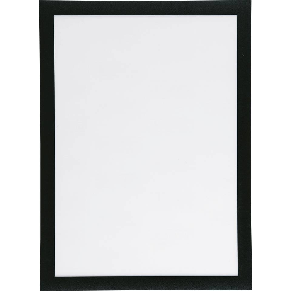 DURABLE Informationsrahmen DURAFRAME, schwarz, selbstklebend, A4, 2 Stück/VE