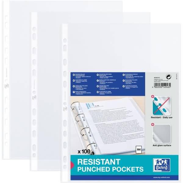 Elba Prospekthüllen/71460FL A4 farblos PP 90 my Inh.100