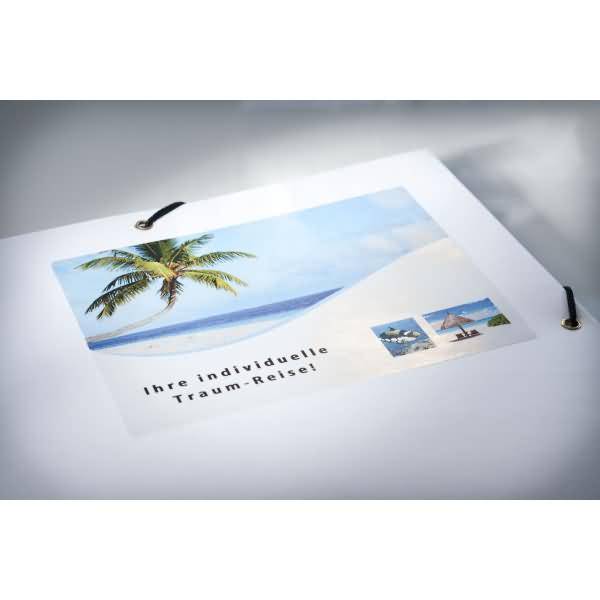 Etiketten 96x50,8 mm 25 Blatt/250 Etiketten transparent