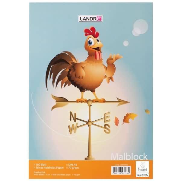 Malblock A4 70g/qm VE=100 Blatt
