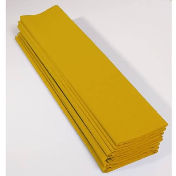 Krepp-Papier 200x50cm 30g/qm VE=10 Bogen gelb