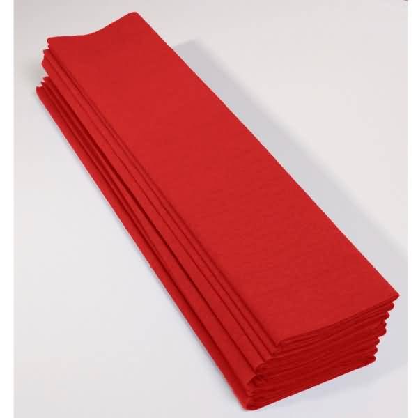 Clairefontaine Krepppapier rot/901006C 250x50 30g Inh.10