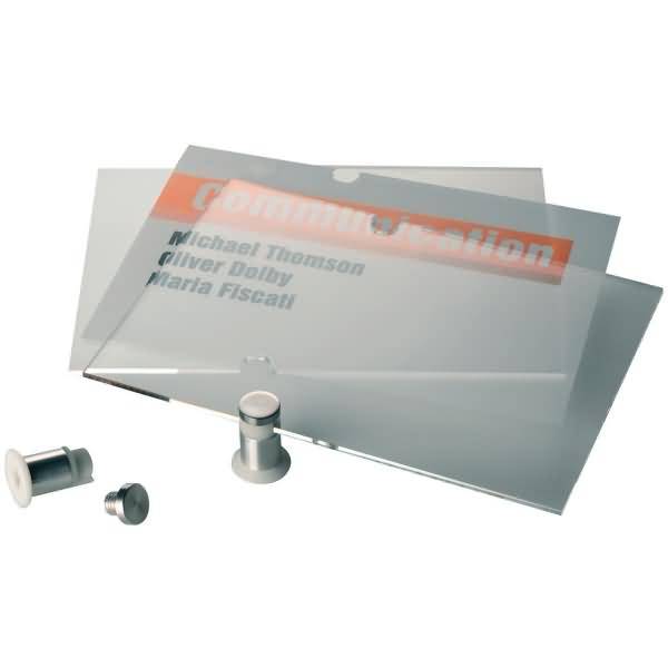 Durable Türschild Farblos 4826-19