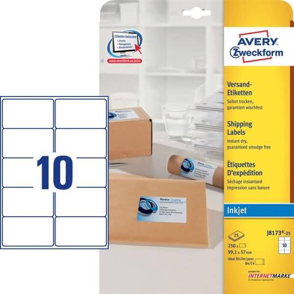 Adressetiketten 99,1x57,0mm VE=250 Stück