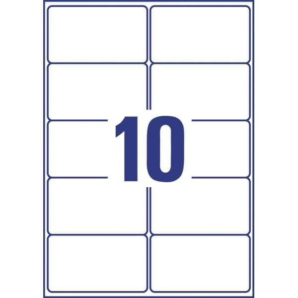 Adressetiketten 99,1x57,0mm VE=250 Stück
