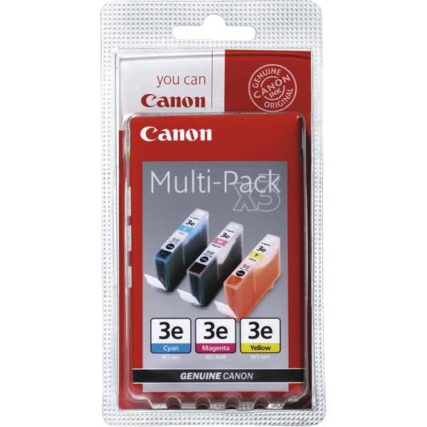 Canon Tinte Kombi-Pack BCI-3e CMY Original Cyan, Magenta, Gelb 4480A262
