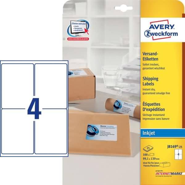 Avery-Zweckform J8169-25 Adress-Etiketten 1 St.