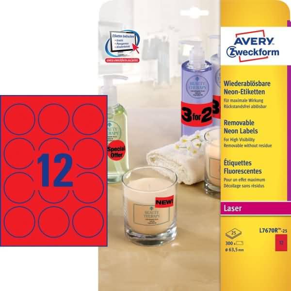 Avery-Zweckform L7670R-25 Universal-Etiketten 1 St.