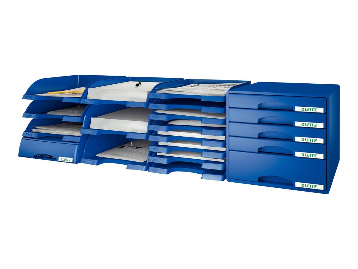 ESSELTE LEITZ - Leitz Plus Slim - Briefablage - für A4 - Blau