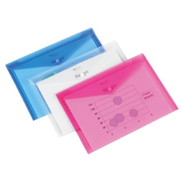 REXEL Dokumententaschen ICE/2101660 A4 transparent klar PP Inh.5