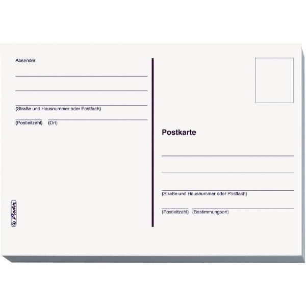 SIGEL Postkarten, Heft, A6 q, 10 Blatt